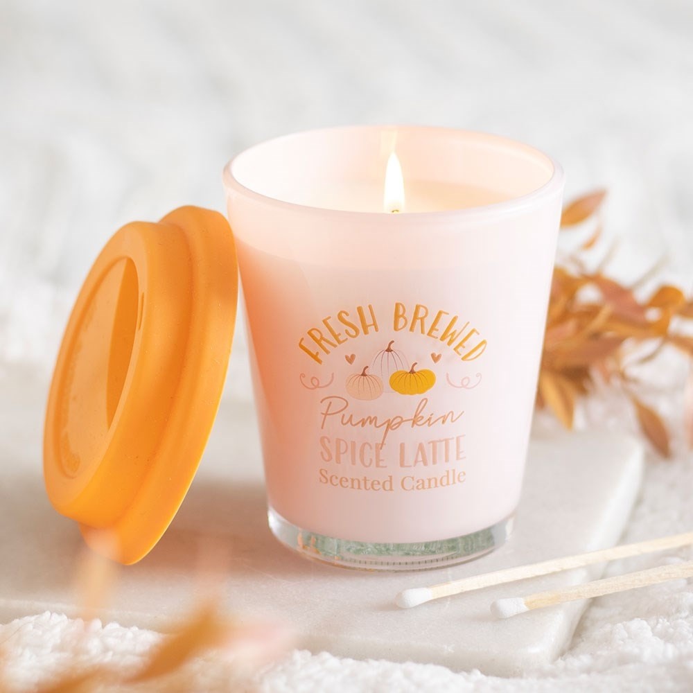 Something Different - Fresh Brewed Pumpkin Spice Latte Lidded Scented Candle - Multicolours